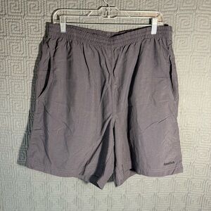 Reebok Shorts Mens Size XL Black Drawstring Pockets Polyester